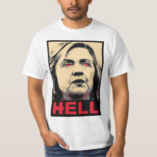 Camiseta Inferno curvado de Hillary Clinton - Anti-Hillary