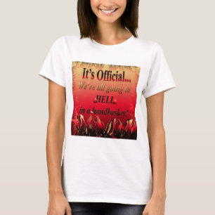 Camiseta Inferno em um handbasket