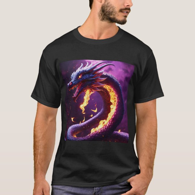 Camiseta Inferno Guardian: O poderoso Dragão (Frente)
