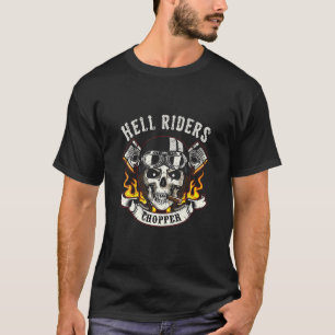 Camiseta Inferno Rider Chopper Biker Skull