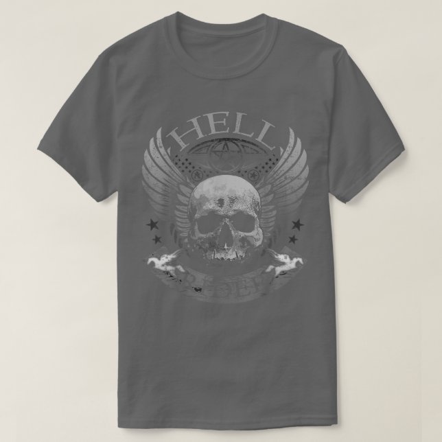 Camiseta Inferno Rider - Gotas Biker (Frente do Design)