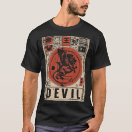 Camiseta Inferno Throne - Rei Diabo na Fúria Ornamentado