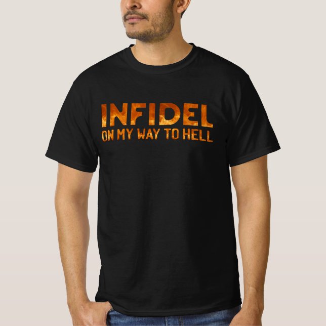 Camiseta Infidel - A caminho do inferno (Frente)
