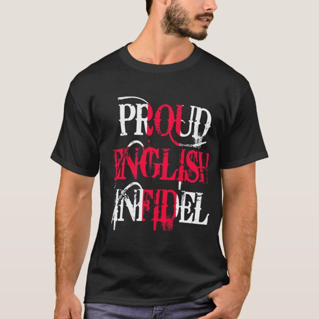 Camiseta Infiel britânico orgulhoso (Frente)