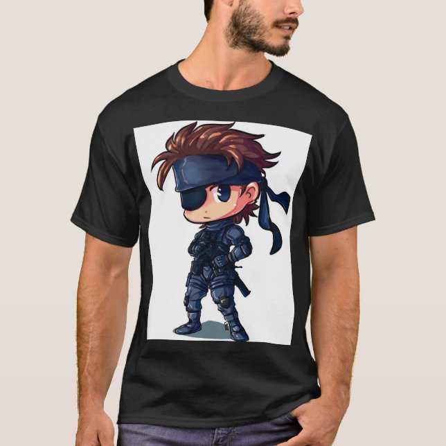 Camiseta Infiltrador Tático Chibi (Frente)