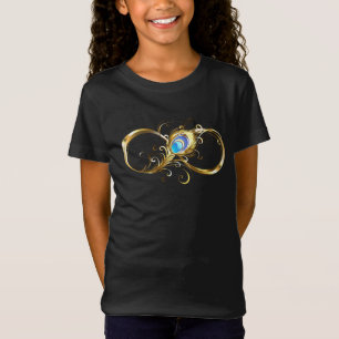 Camiseta Infinidade com a pena Pavão de Ouro