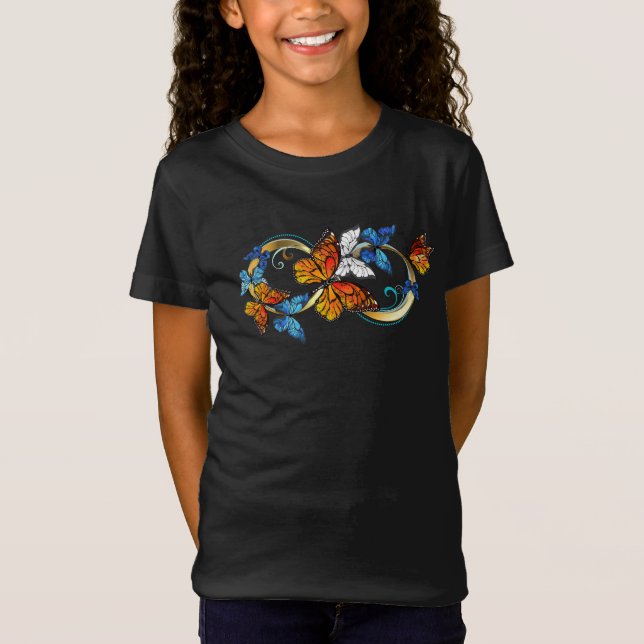 Camiseta Infinidade de Borboletas Monarca (Frente)