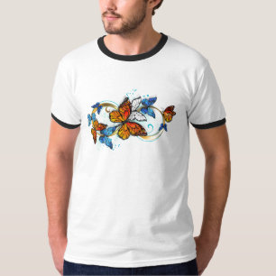 Camiseta Infinidade de Borboletas Monarca