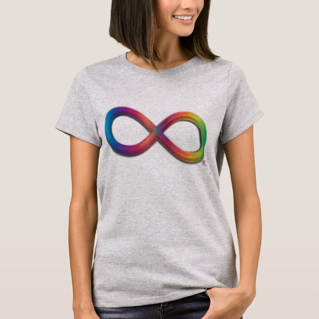 Camiseta Infinita Arco-Íris (Frente)