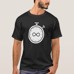 Camiseta Infinity Stopwatch Time é uma ciência infinita