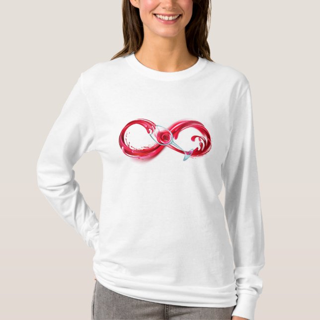 Camiseta Infinity with Red Wine (Frente)