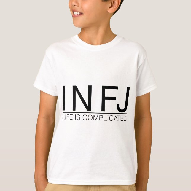 Camiseta INFJ Life é complicado (Frente)