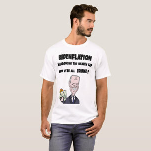 Camiseta Inflação Funny Anti Biden