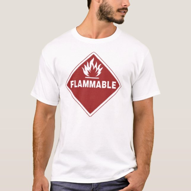 Camiseta inflamável (Frente)