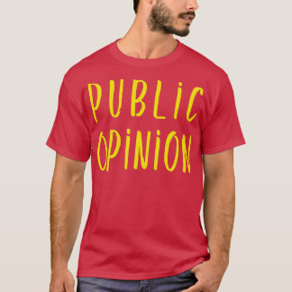 Camiseta Influência humana na opinião pública