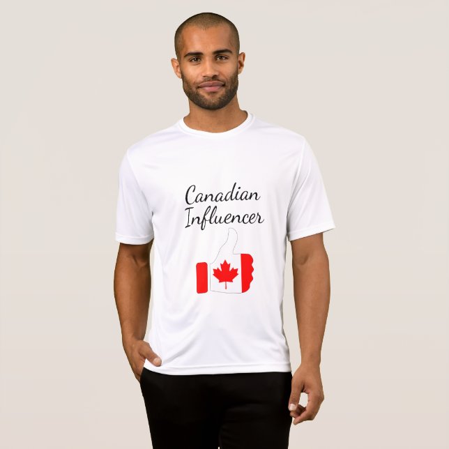 Camiseta Influenciador Canadense empurra Lighthouse para ci (Frente Completa)