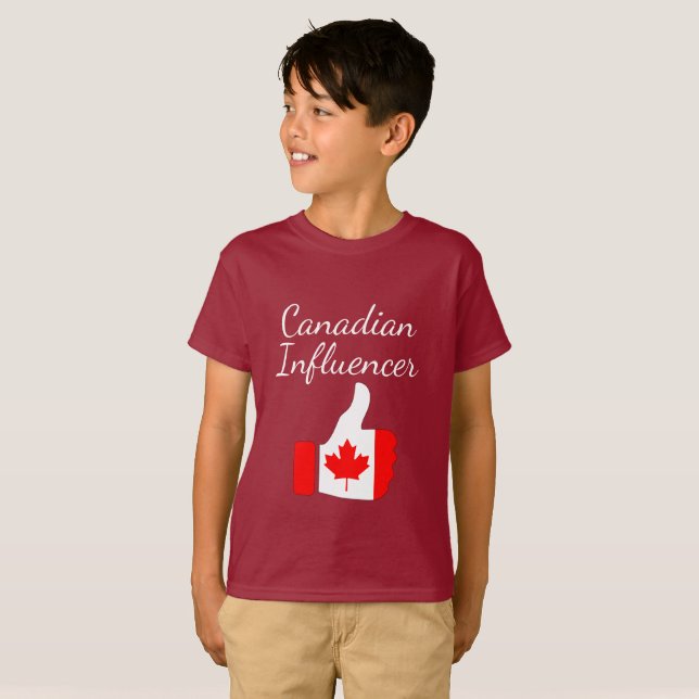 Camiseta Influenciador Canadense empurra Lighthouse para ci (Frente Completa)