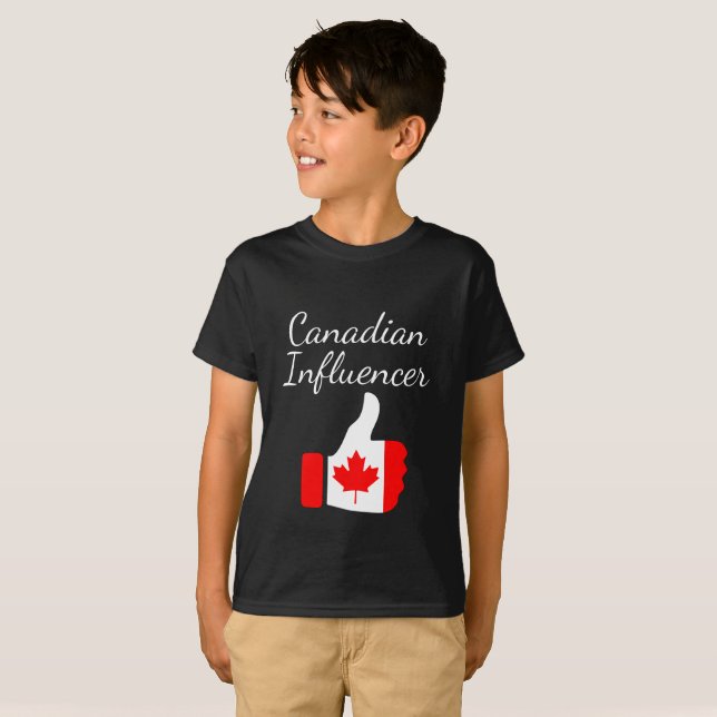 Camiseta Influenciador Canadense empurra Lighthouse para ci (Frente Completa)