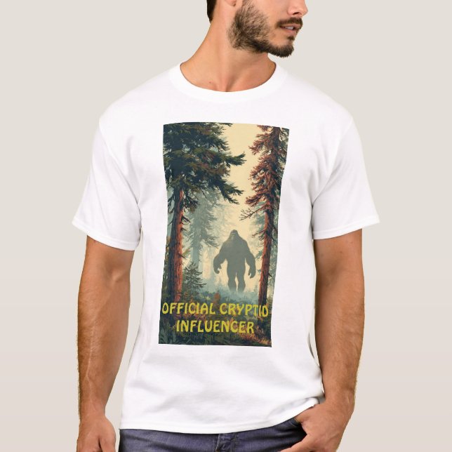 CAMISETA INFLUENCIADOR CRIPTÍDEO OFICIAL (Frente)