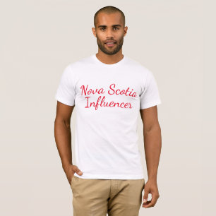 Camiseta Influenciador da Nova Escócia Personaliza, provínc