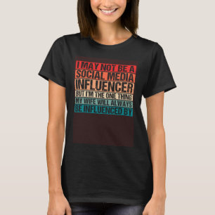 Camiseta Influenciador de Mídia Social Masculino Ama Marido