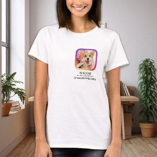 Camiseta Influenciador de Pet de Mídia Social Personalizado