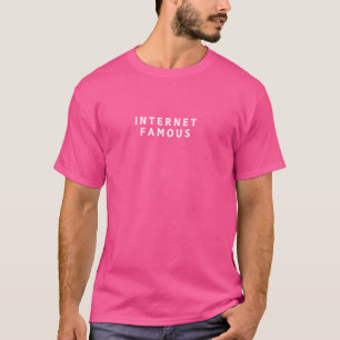 Camiseta INfluenciador FAMOSO DA INTERNET DAS MÍDIAS SOCIAI