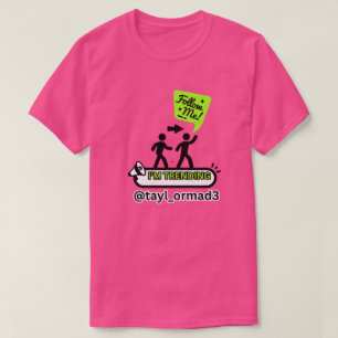 CAMISETA INFLUENCIADOR VLOGGER DE VERDADE UNISEX BLACK PINK