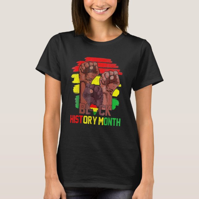 Camiseta Influential Inspirational Black History Leaders Fi (Frente)