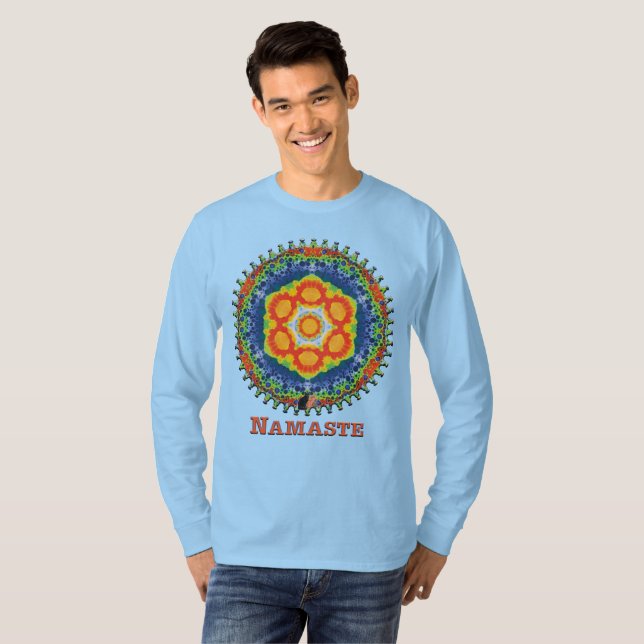 Camiseta Influx Namaste Kaleidoscope T-shirt (Frente Completa)