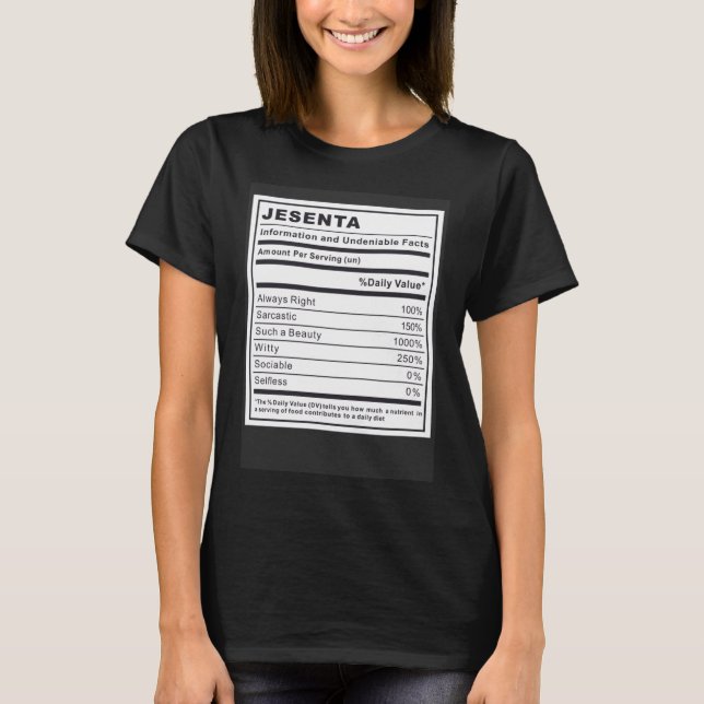 Camiseta Informação Jesenta e fatos inegáveis (Frente)