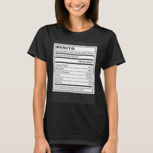 Camiseta Informações do Benito e fatos inegáveis
