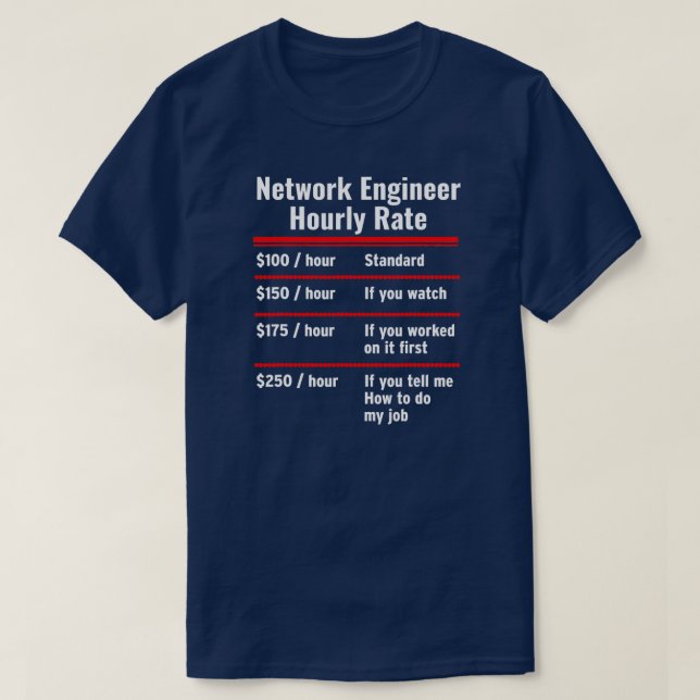 Camiseta Informações engraçadas sobre gráficos de Engenheir (Frente do Design)