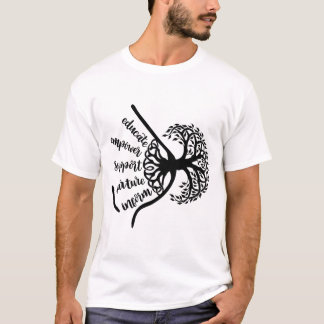 Camiseta Informar sobre o suporte de capacitação