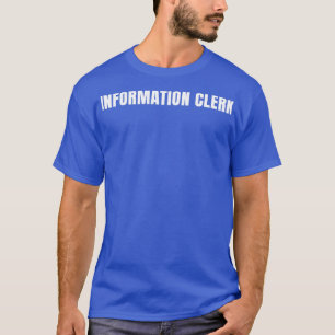 Camiseta Informativo Funny Job Título Profissão Nascimento