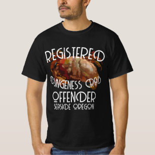 CAMISETA INFRATOR REGISTRADO DE CARANGUEJO DUNGENESS OREGON