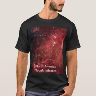 Camiseta Infravermelho da nebulosa de America do Norte