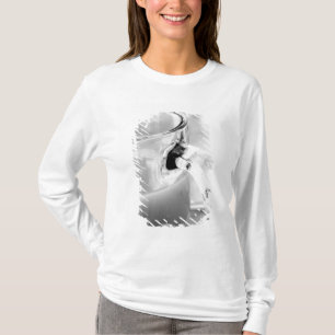 Camiseta Infravermelho, Preto e Branco, xícara, vidro, café
