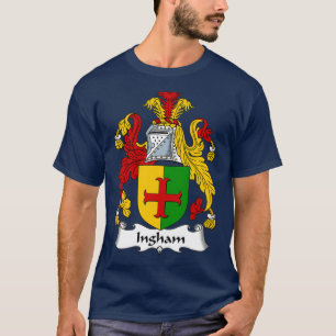 Camiseta Ingham Casaco da Guarda Familiar de Armas