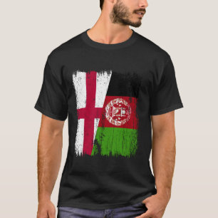 Camiseta Inglaterra Afeganistão Meia Bandeira Inglês Heranç