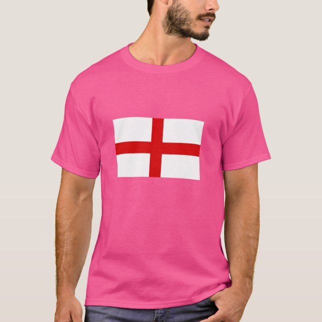 Camiseta Inglaterra Bandeira do Inglês Mulheres Crianças Di (Frente)