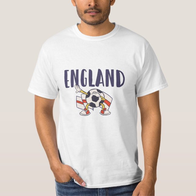 Camiseta Inglaterra Fan Shirt English Flag (Frente)