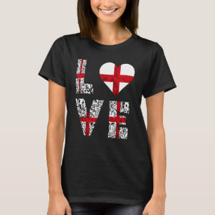 Camiseta Inglaterra Love Rua George Cross English Roots Eng