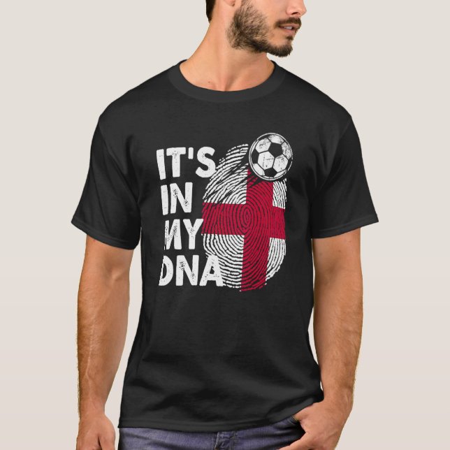 Camiseta Inglaterra: My Dna England Flag Team Inglaterra (Frente)