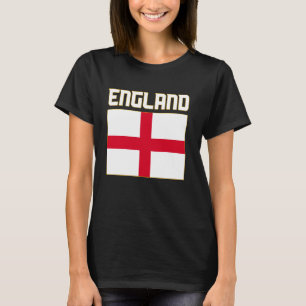Camiseta Inglaterra, Reino Unido, Sinalizador Inglês, Bande