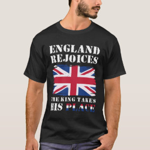 Camiseta Inglaterra se regozija com o Rei que toma seu luga