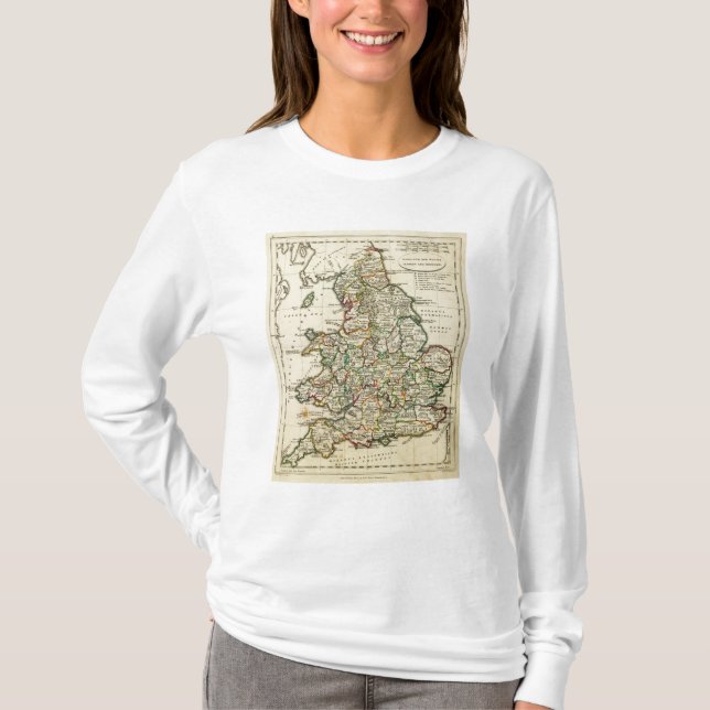 Camiseta Inglaterra, Wales romano, moderna (Frente)