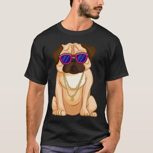 Camiseta Inglês Buldogue Cão Grande Diversão 1 (Frente)