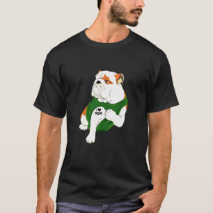 Camiseta Inglês Buldogue Tatto I Love Mamãe Dog