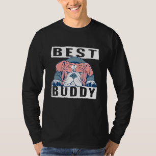 Camiseta Inglês Bulldog Best Buddy